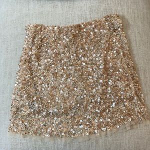 Zara sequin mini skirt. Size xs
